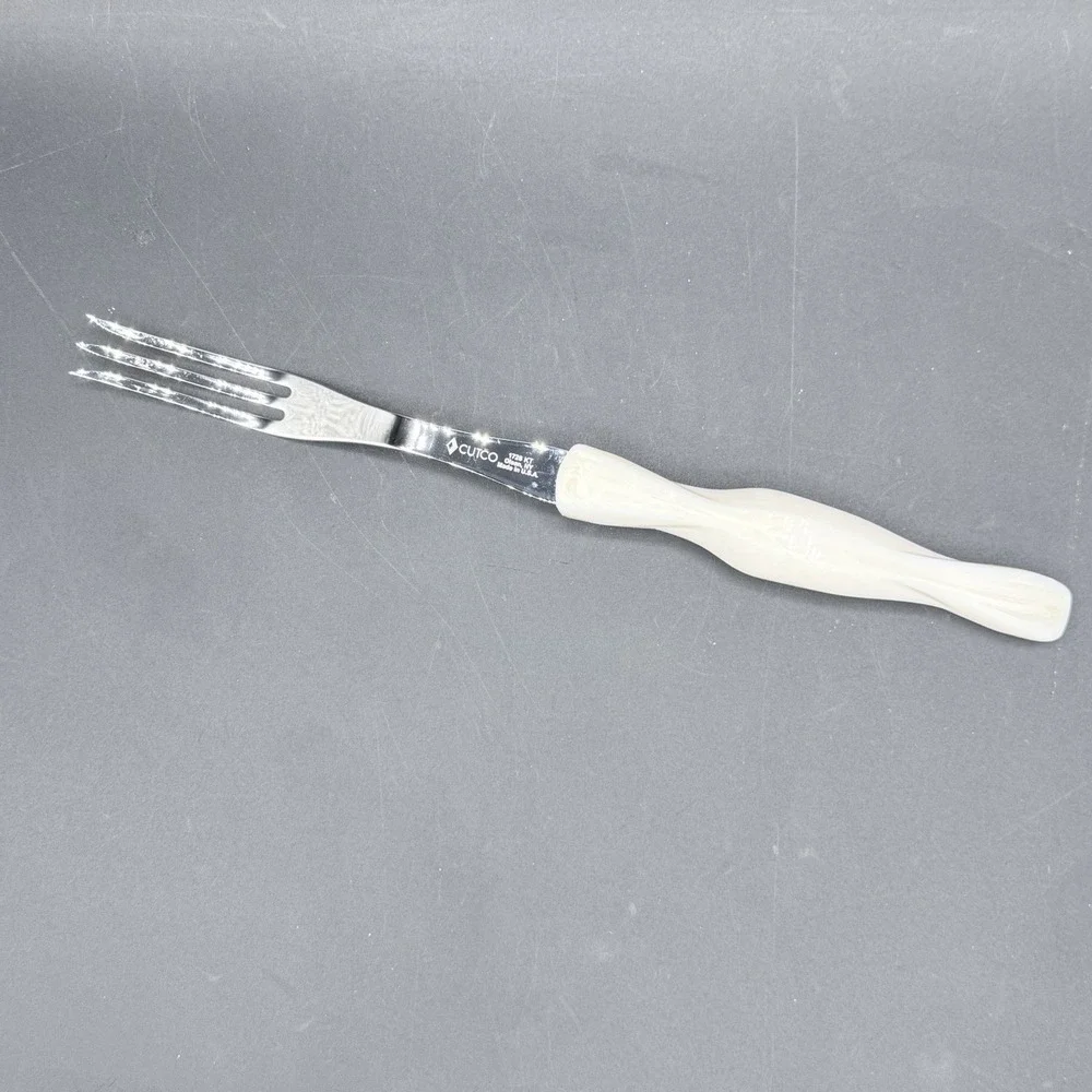 CUTCO 1726 Turning Fork White Pearl Handle 11